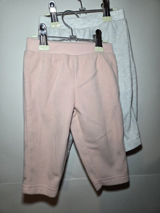 Carter's Other - Baby 3-6m Fleece Pull-On Pants - Pink and Light Gray (2 Pair)